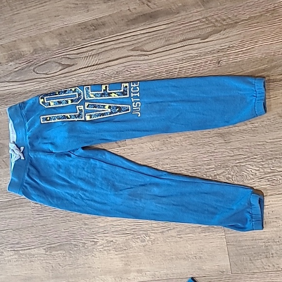 Justice Love Matching Front Zip Sweatshirt with Joggers Size 7 - Picture 7 of 7